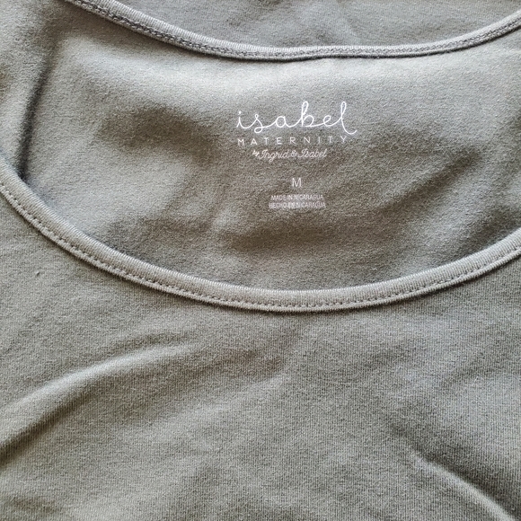 Olive Green Isabel Maternity Dress By Ingrid and Isabel - Picture 7 of 7